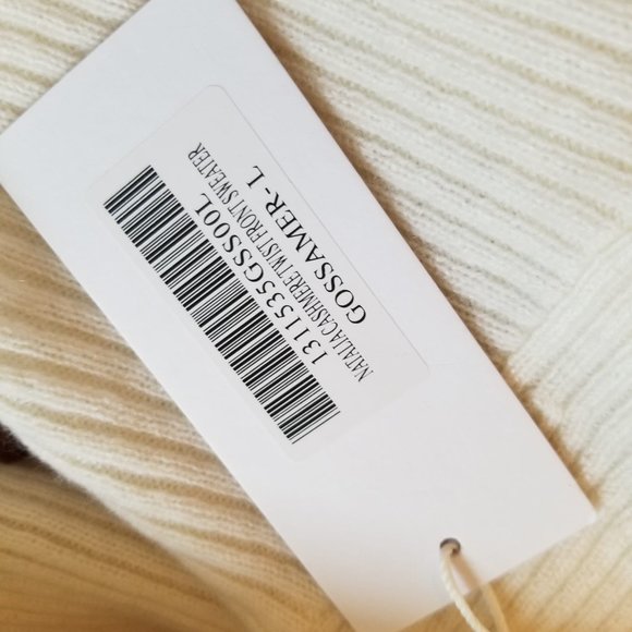 Natalia Cashmere Twist Front Sweater - Picture 6 of 6